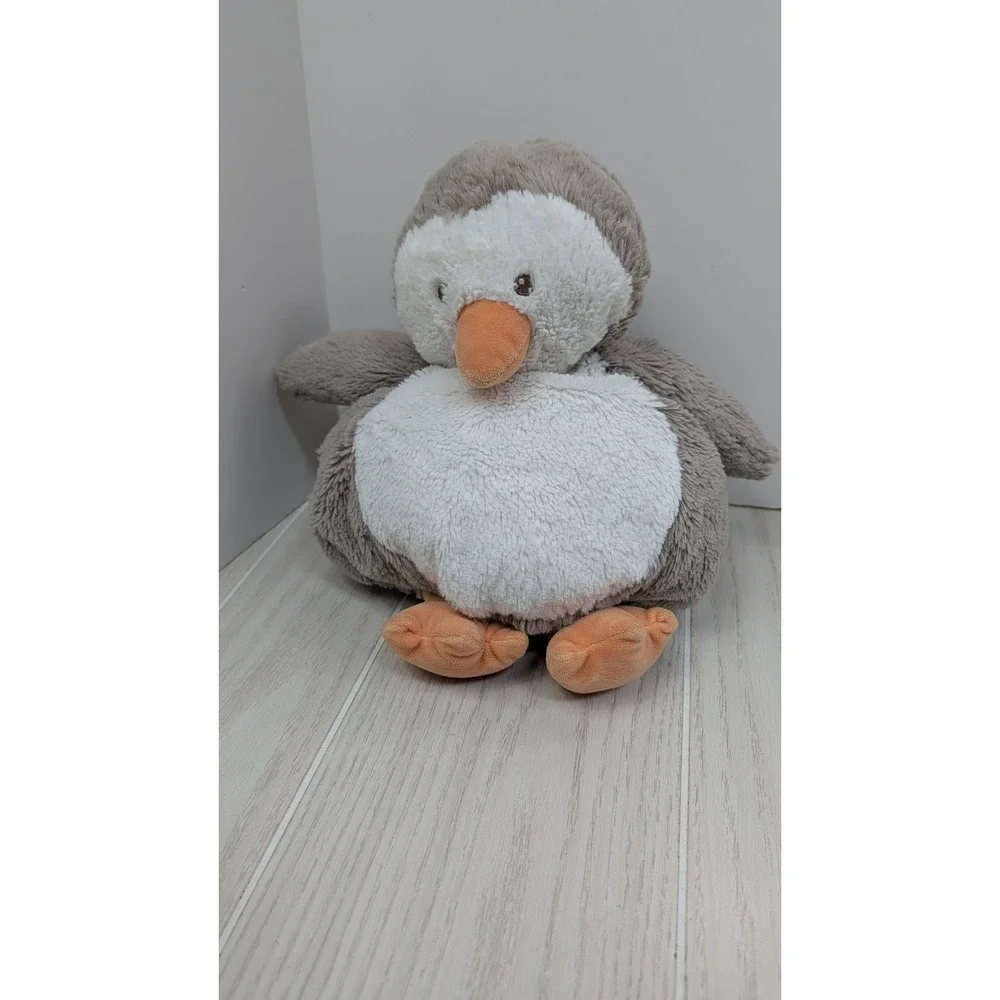 Baby Gund Chub Penguin Plush Gray White 4043895 round Soft Stuffed Animal